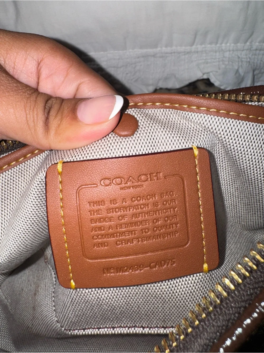 Coach compact shoulder